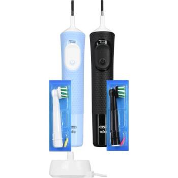 Image 1 of Oral-B 4210201446514 Vitality Pro Duo Adult електрическа четка за зъби, ротационно-осцилираща, син, черен (4210201446514)