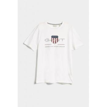 Gant tričko REG ARCHIVE SHIELD SS T-SHIRT bílá