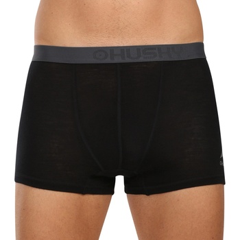 HUSKY Мъжки боксерки HUSKY MEX мерино черни HUSKY | Cheren | МЪЖЕ | XXL