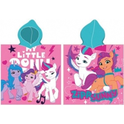 Carbotex Detské pončo My Little Pony Čarovné Poníky 55 x 110 cm