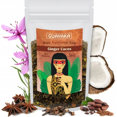 Guayaka Guayusa Wayusa Ginger Cocos 200 g