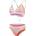 Speedo Бански костюм Speedo Women's Banded Two Piece Swimsuit - Pink/Blue