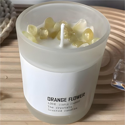 HARAHU Ароматна свещ - Ванилия / Портокалов цвят kp32732 (32732)