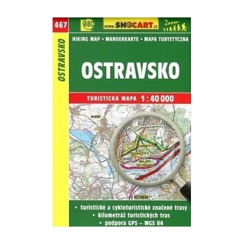 Turistická mapa Ostravsko