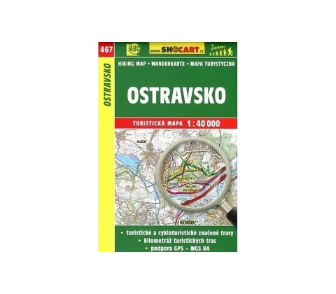 Turistická mapa Ostravsko
