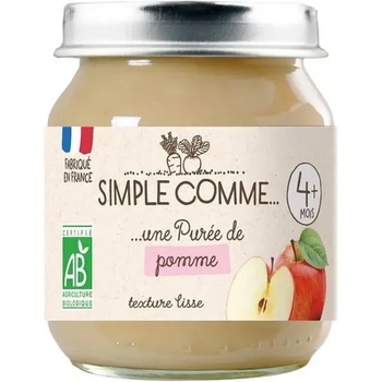 Simple Comme БИО Плодово пюре Ябълка 125г
