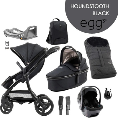 BabyStyle kombinovaný Egg3 set 8 v 1 Houndstooth Black Special Edition 2025