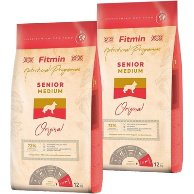 Fitmin Medium Senior 2 x 12 kg