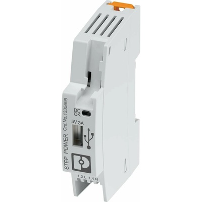 Phoenix Contact STEP3-PS/1AC/5DC/3/PT/USB-A sieťový zdroj na montážnu lištu (DIN lištu), 3 A, 15 W