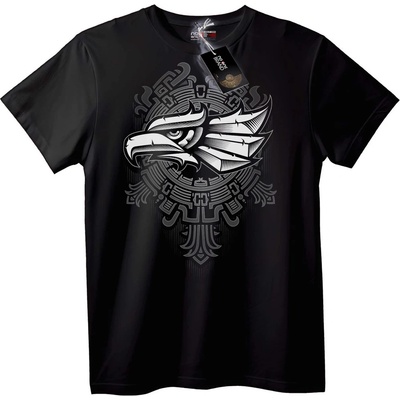 NOONEBRAND Тениска с трибален орел - 2XL, White