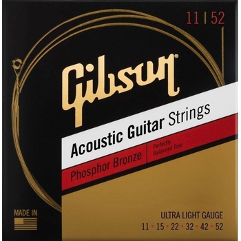 Gibson Phosphor Bronze 11-52 Струни за акустична китара (SAG-PB11)