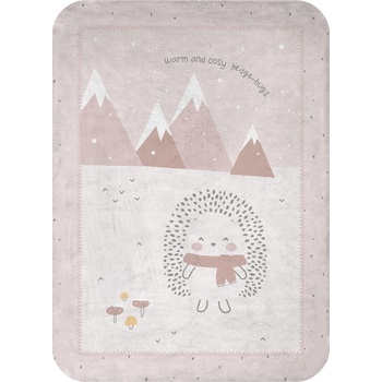 Kikka Boo Супер меко бебешко одеяло 80/110 см Hedge-hugs (31103020143)