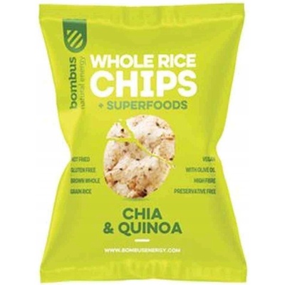 bombus Celozrnné rýžové chipsy chia & quinoa 60 g