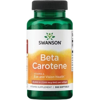 Swanson Beta-Carotene 25 000 IU [300 Гел капсули]