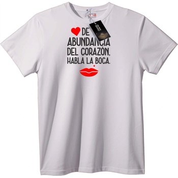 NOONEBRAND Тениска Сърце и устни - S, White