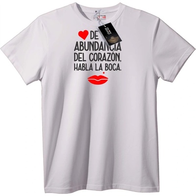 NOONEBRAND Тениска Сърце и устни - S, White