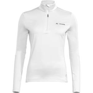VAUDE Дамски поларен пуловер Vaude Women's Livigno Halfzip II Fleece jumper - White Uni - размер 44 (EU) (105-2999-1516)
