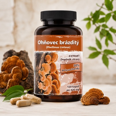 Naturgeen Ohňovec brázditý čistý extrakt 120 kapsúl