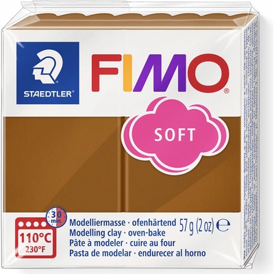Fimo Staedler soft hnědá 57 g