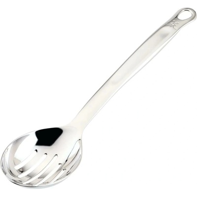 Dierkovaná lyžica PROVISIONS 33 cm, strieborná, nerezová oceľ, Hestan