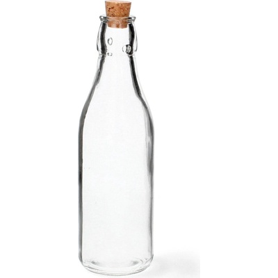 Pro-Tech shop Sklenená fľaša 225ml s korkovou zátkou 67105