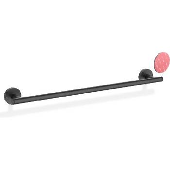 DECOR WALTHER Закачалка на релса за кърпи Basic самозалепващ се монтаж 38 см черен мат (0535060)