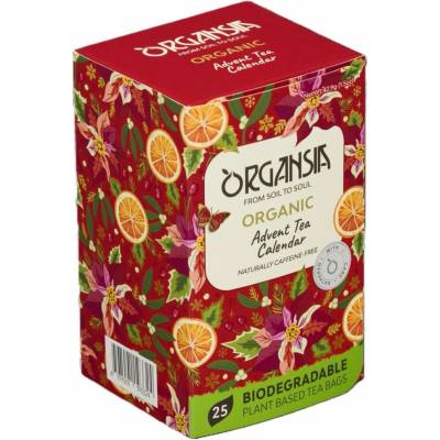 Organsia bio Advent Calendar Assorted papír 25 ks