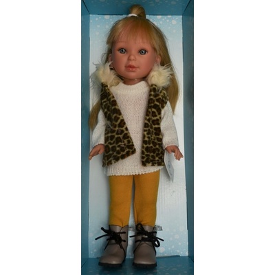 Vestida de Azul Realistická Paulina v leopardí vestě Paulina 33 cm