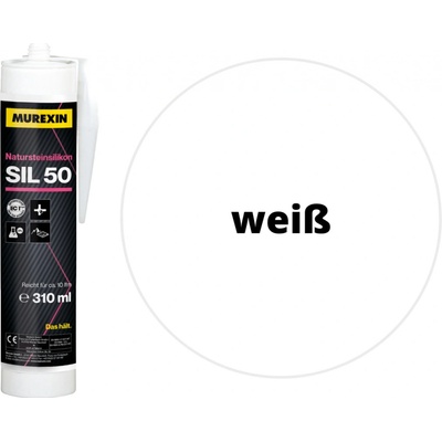 Murexin SIL 50 Silikon neutrální 310 g biela