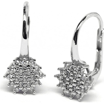 Klenoty Budín zlaté s diamanty z bílého zlata na patent J-28291-17