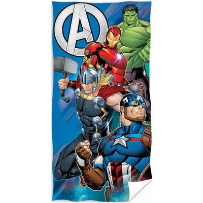 Carbotex Bavlnená plážová osuška Avengers Endgame 70 x 140 cm