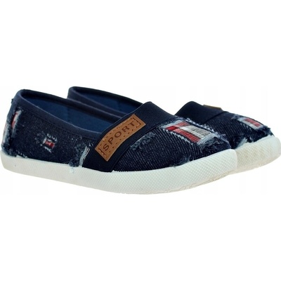 Tenisky detské džínsové topánky casual 5727