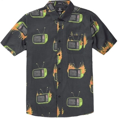 Volcom košile Fa J Hager Woven S/S černá