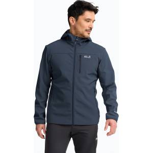 Jack Wolfskin Мъжко ветроустойчиво яке Jack Wolfskin Wild Winds Hooded midnight sky