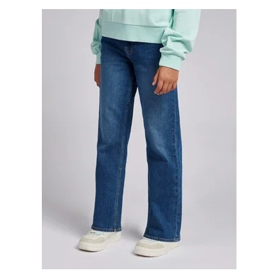 Lee Текстилни панталони Carol Straight LEG5001 Тъмносин Regular Fit (Carol Straight LEG5001)