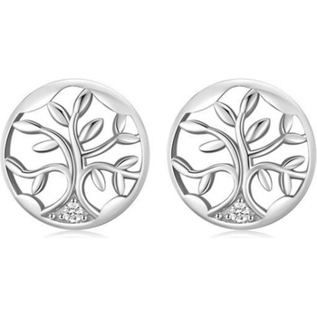 Silenti Jewelry Сребърни обеци "Дълголетие