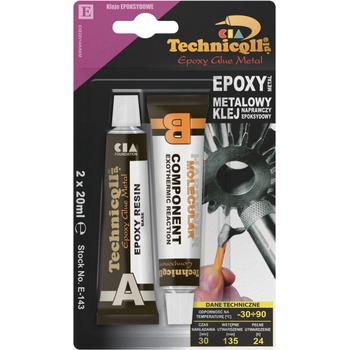 TECHNICQLL Lepidlo epoxidové na kov 2x20 ml