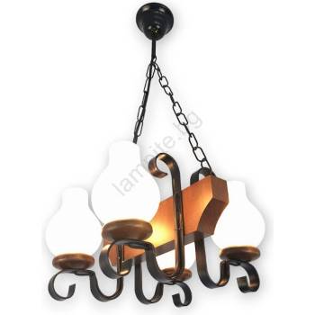 Brilagi - Пендел QUEEN 4xE14/40W/230V бук/орех (BG2032)