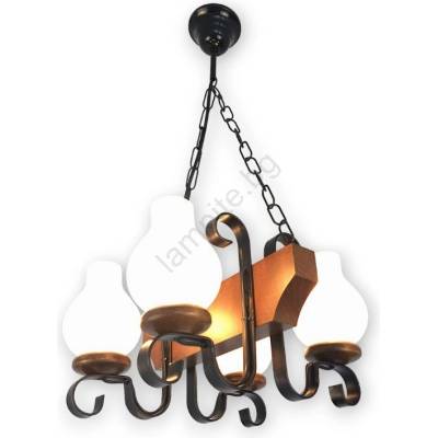 Brilagi - Пендел QUEEN 4xE14/40W/230V бук/орех (BG2032)