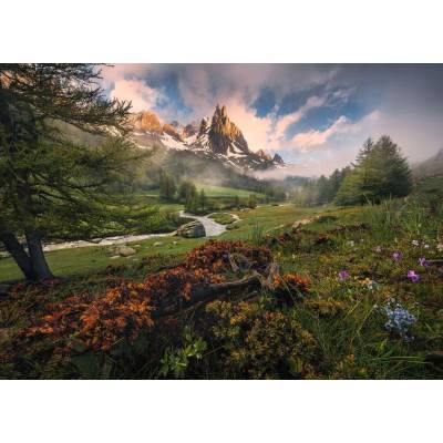 Ravensburger - Puzzle Clarée Vallée, francúzske Alpy - 1 000 piese