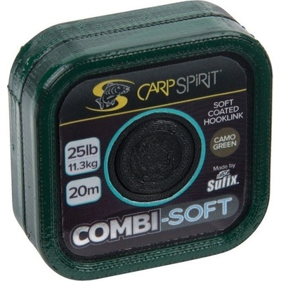 Carp Spirit Šnúra Combi Soft Coated Braid Camo Green 20m 35lb