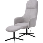 Unique Furniture Светлосиво въртящо се релаксиращо кресло Manning - Unique Furniture (49110003)