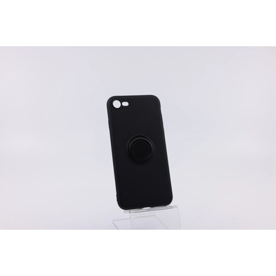 Púzdro Bomba Mäkké silikónové s krúžkom iPhone - čierne iPhone 8, 7, SE 2020 P006/IPHONE 8-7-SE 2020 čierme