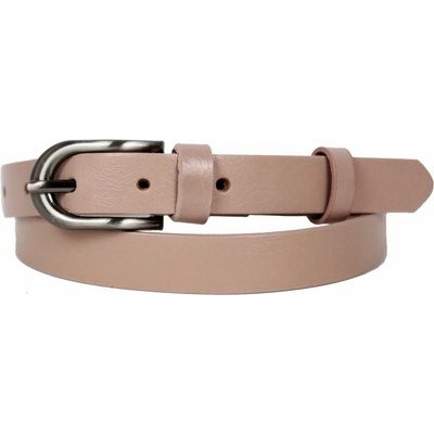 Penny Belts Dámský kožený opasek 2186-07 pudrový
