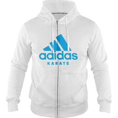 adidas Karate mikina so zipsom biela