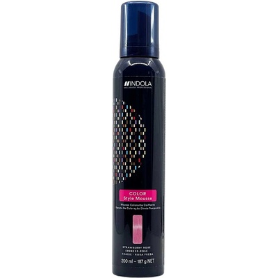 Indola Color Style Mousse 200 ml полутрайна боя Strawberry Rose