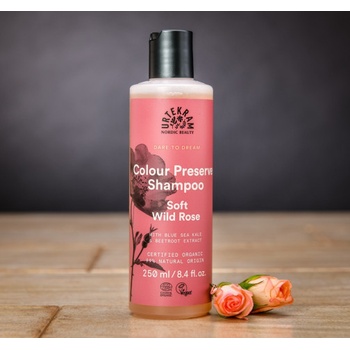 Urtekram šampón na farbené vlasy s divokou ružou 250 ml