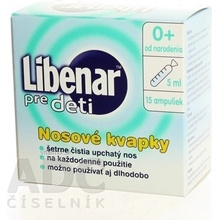 Libenar pre deti nosné kvapky 15 x 5 ml