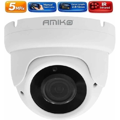 Amiko IP kamera 5 Mpix Manual Zoom Dome 1505