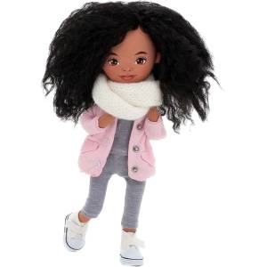 Orange Toys Мека кукла Orange Toys Sweet Sisters - Тина с розово яке, 32 cm (SS05-17)